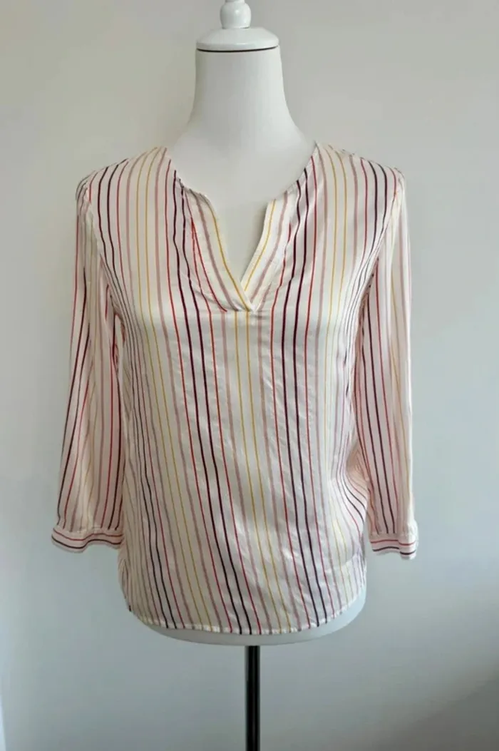 Blouse Pennyback femme lignée taille S parfait état