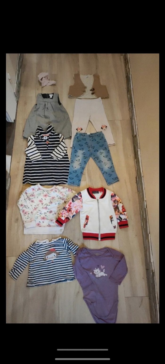 Lot 12 mois fille