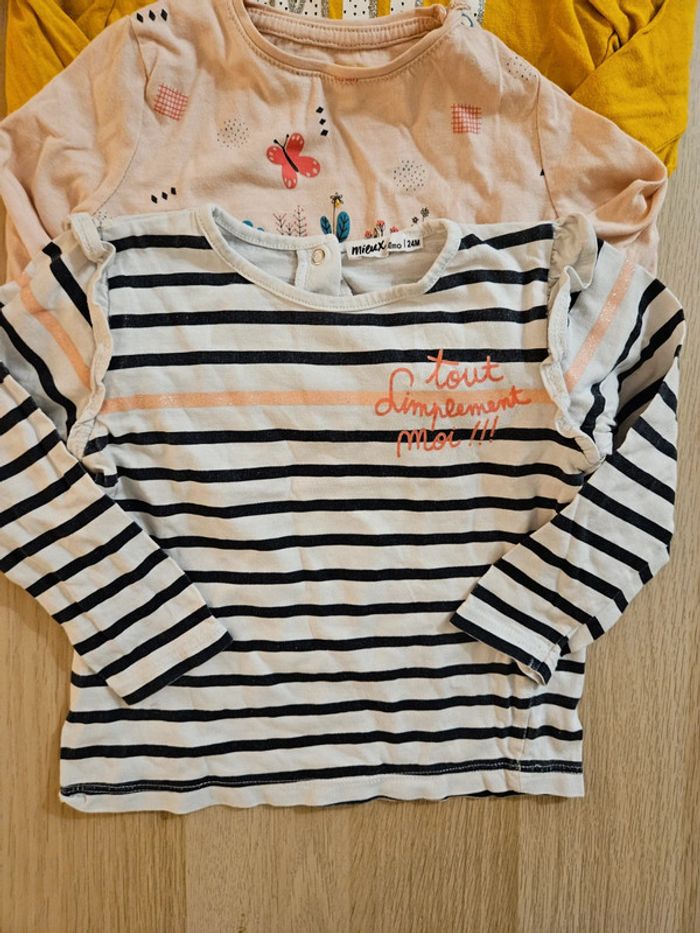 Lot 5 hauts fille 24 mois - photo numéro 3