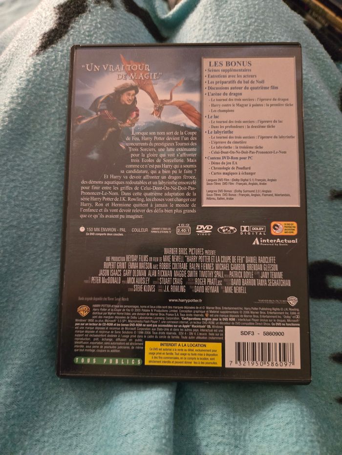 DVD  Harry Potter et la coupe de feu - photo numéro 2
