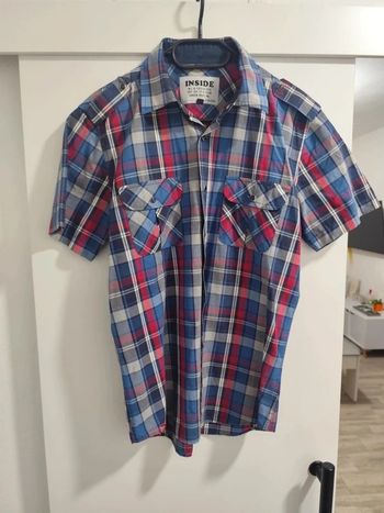 T-shirt à carreaux taille S