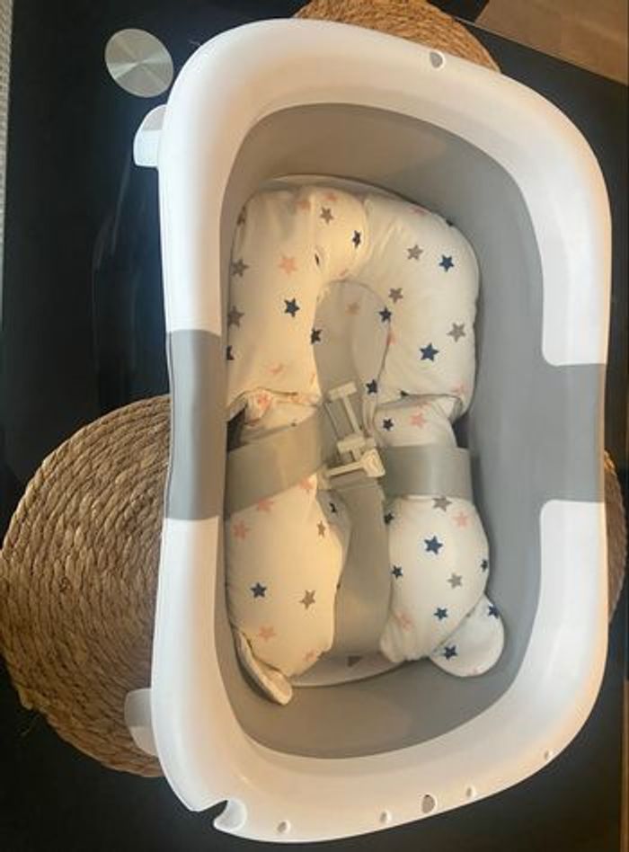 Baignoire Pliable Bébé+ coussin