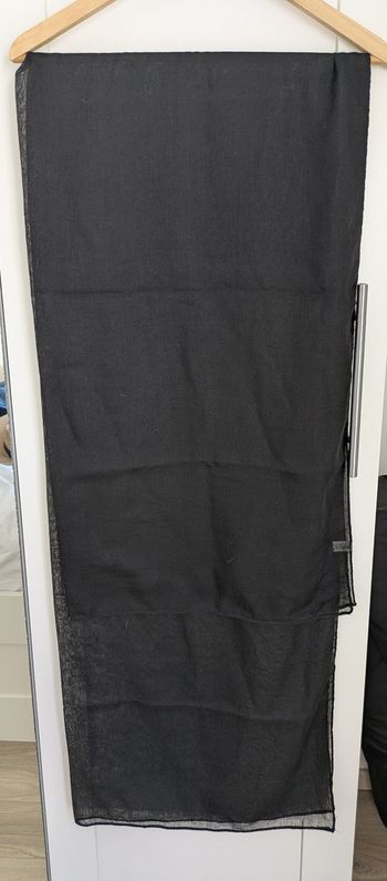 Étole noire 185*80cm