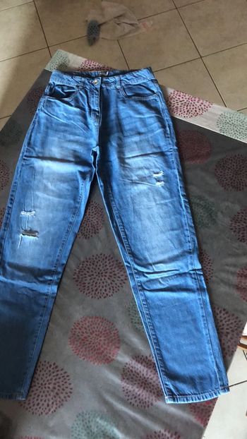 Jean bleu 16 ans Gemo fille