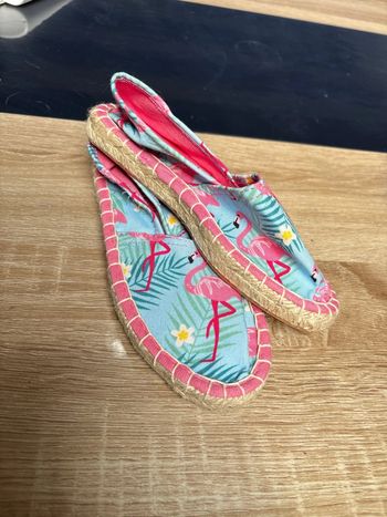 Espadrilles pointure 30 flamant rose NEUVE