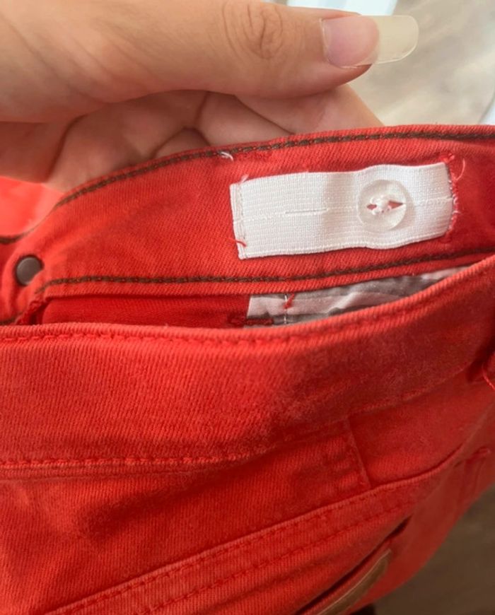 Pantalon skinny fit, rouge/orange, IKKS , 14 ans - photo numéro 11