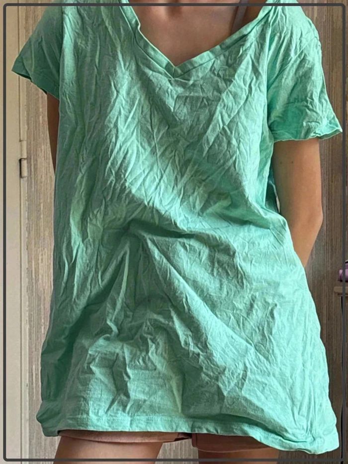 T shirt taille écrit 3xl mais plus 40 voir mesure - photo numéro 2