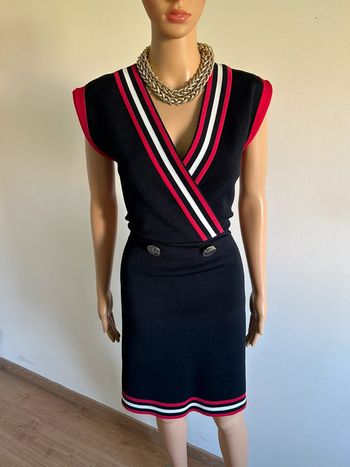 Robe bleue marine neuve sans manches Morgan taille L (valeur 65€)