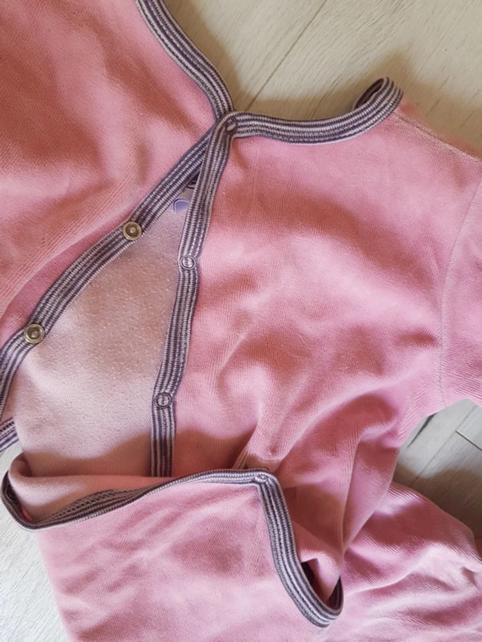 Lot de 2 pyjamas velours fille 24mois petit bateau neufs - photo numéro 7