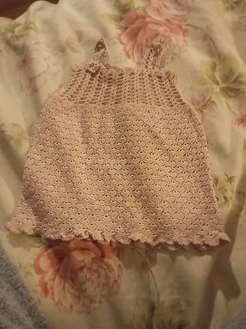 Top en crochet dentelle