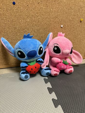 Peluches stitch et angel