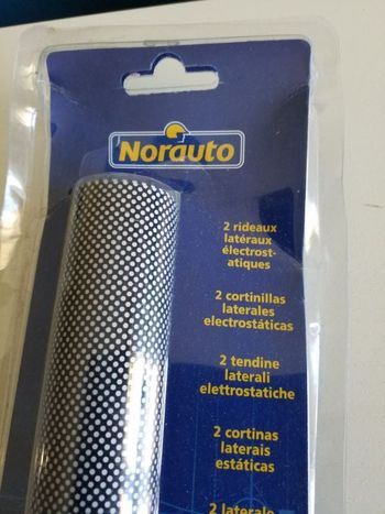 2 rideaux latéral de voiture