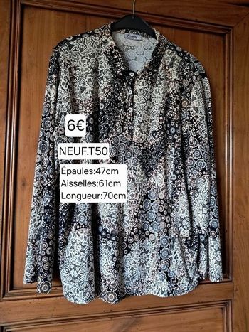 Chemise NEUVE pour femme taille 50