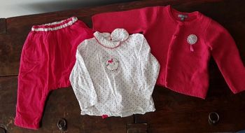 Très joli ensemble hiver 9 mois 71cm