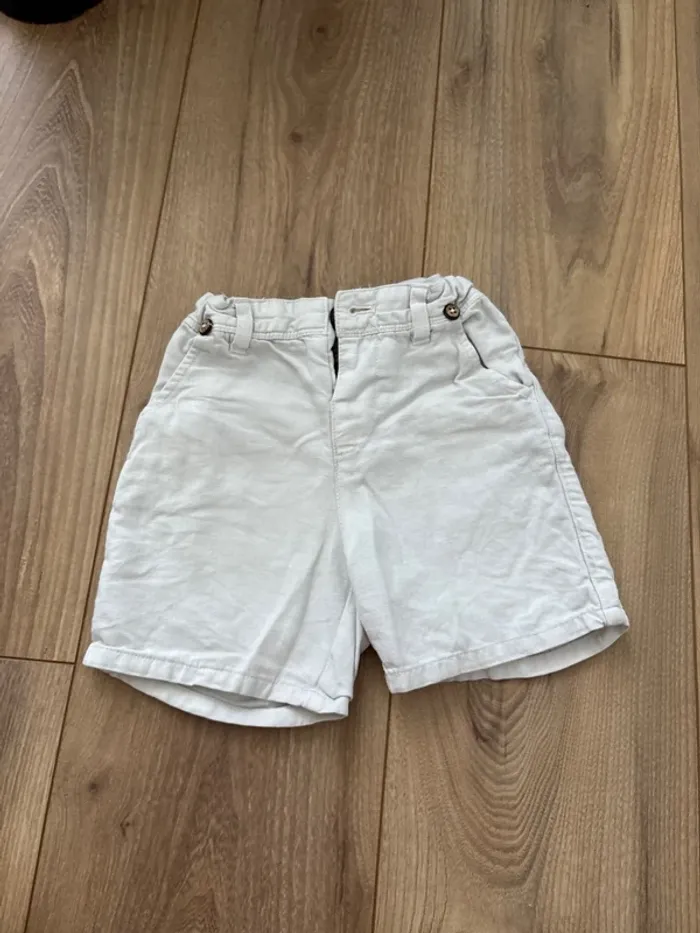 Short blanc 2-3 ans