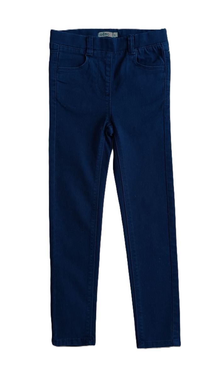 Pantalon bleu marine. Slim. Gemo. 6 ans