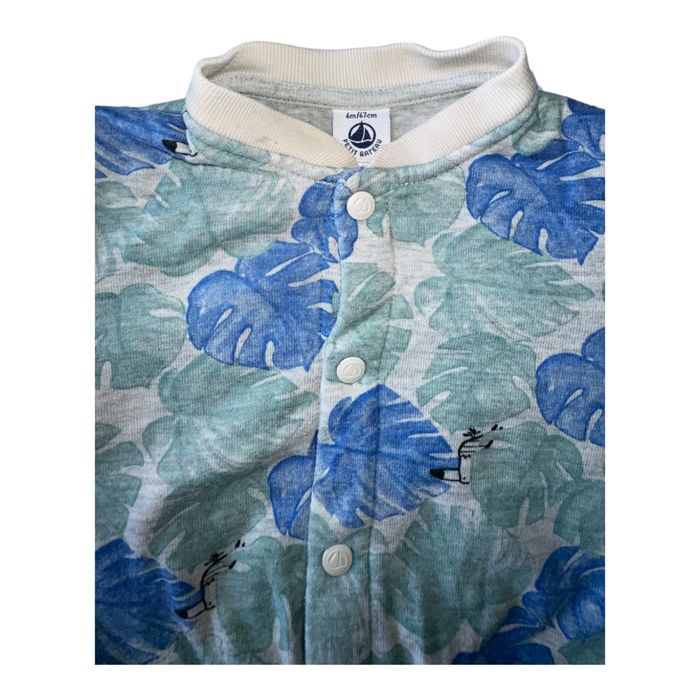 Cardigan monstera Petit Bateau 6 mois TBE (14€) - photo numéro 4