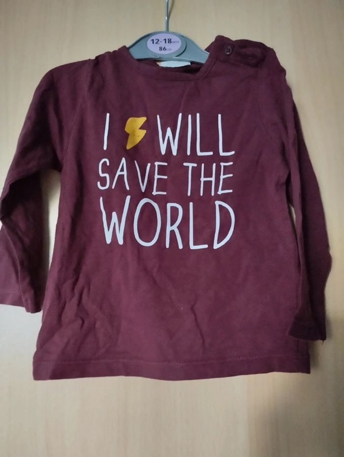 T-shirt manches longues 18mois