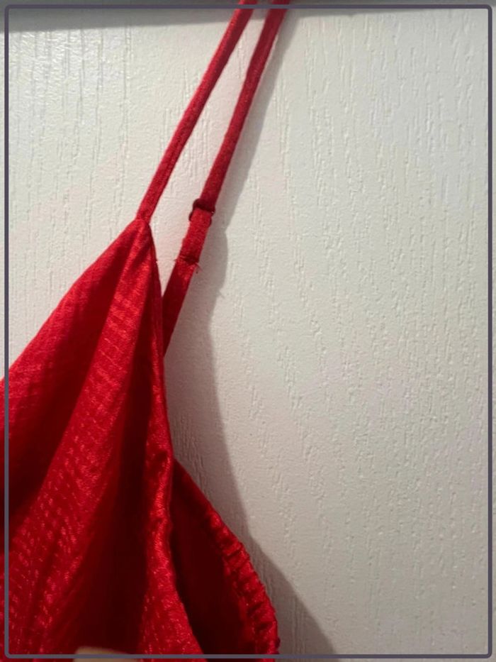 Mini robe Matix taille S rouge volants - photo numéro 3