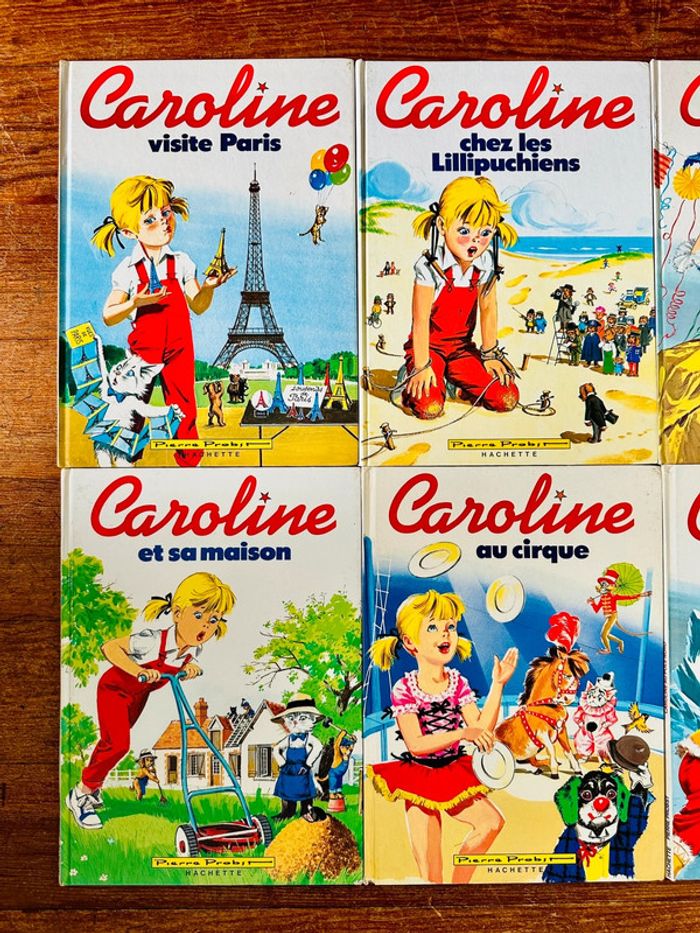 Lot de 6 albums bd Caroline anciens bon état livres Pierre Probst Hachette - photo numéro 2