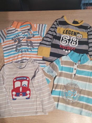 Lot tshirt 23 mois