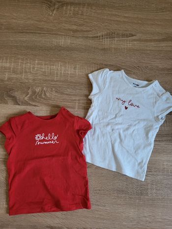 Lot de 2 t-shirts