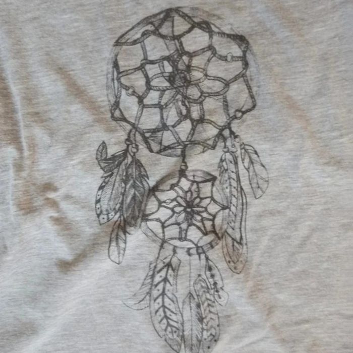 t-shirt DDP gris taille 14 ans attrape rêves - photo numéro 2