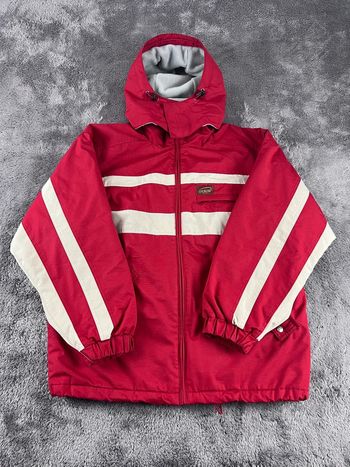 Manteau Ski Snowboard Oxbow Rouge et Écru – Taille M