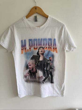 T-shirt manches courtes  blanc Matt pokora m.pokora épicentre tour 2024/2025 épicentre tour 2024/2025 taille 36 S