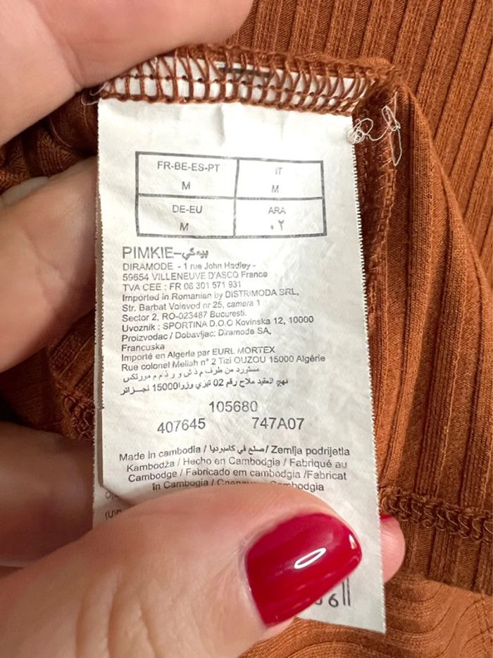 Blouse manches longues Pimkie marron - photo numéro 4