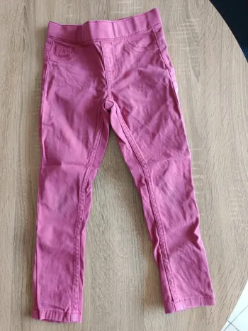 Pantalon rose fille La Halle 3 ans