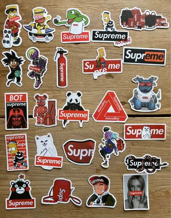 25 Stickers streetwear