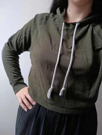 Sweat à capuche court