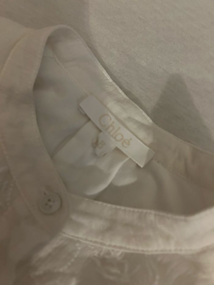 Chemisier blanc Chloé - photo numéro 3