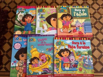 Lot de 6 livres Dora L’Exploratrice (couverture souple)