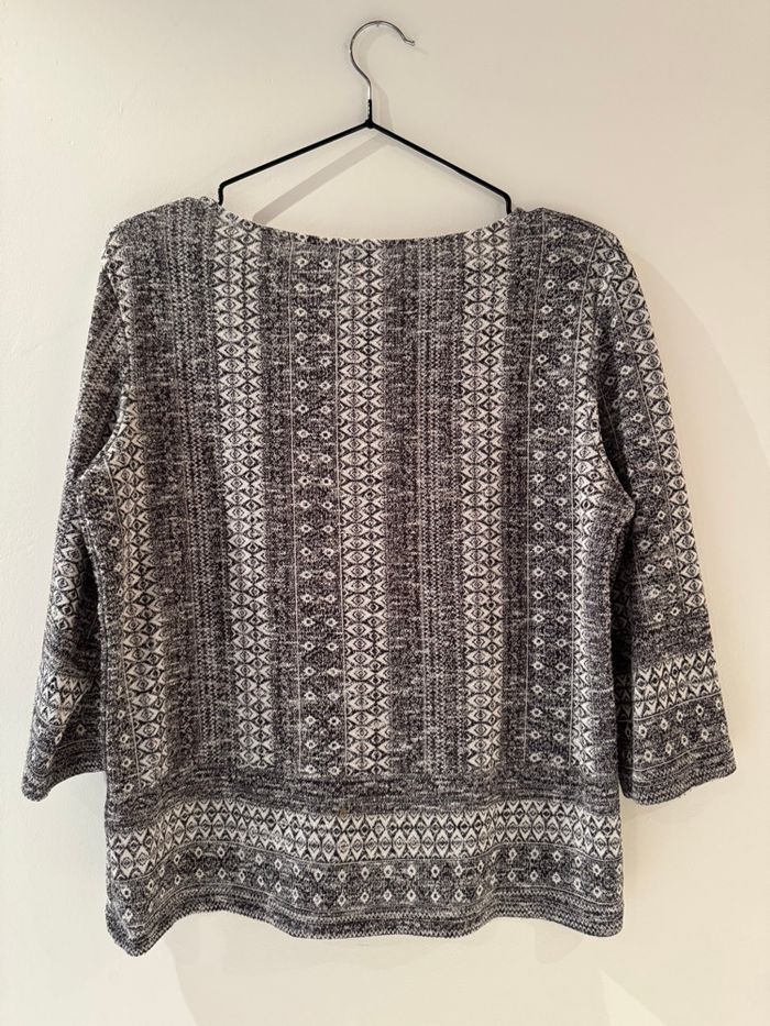 Pull gris motif ethnique - Pimkie - photo numéro 3