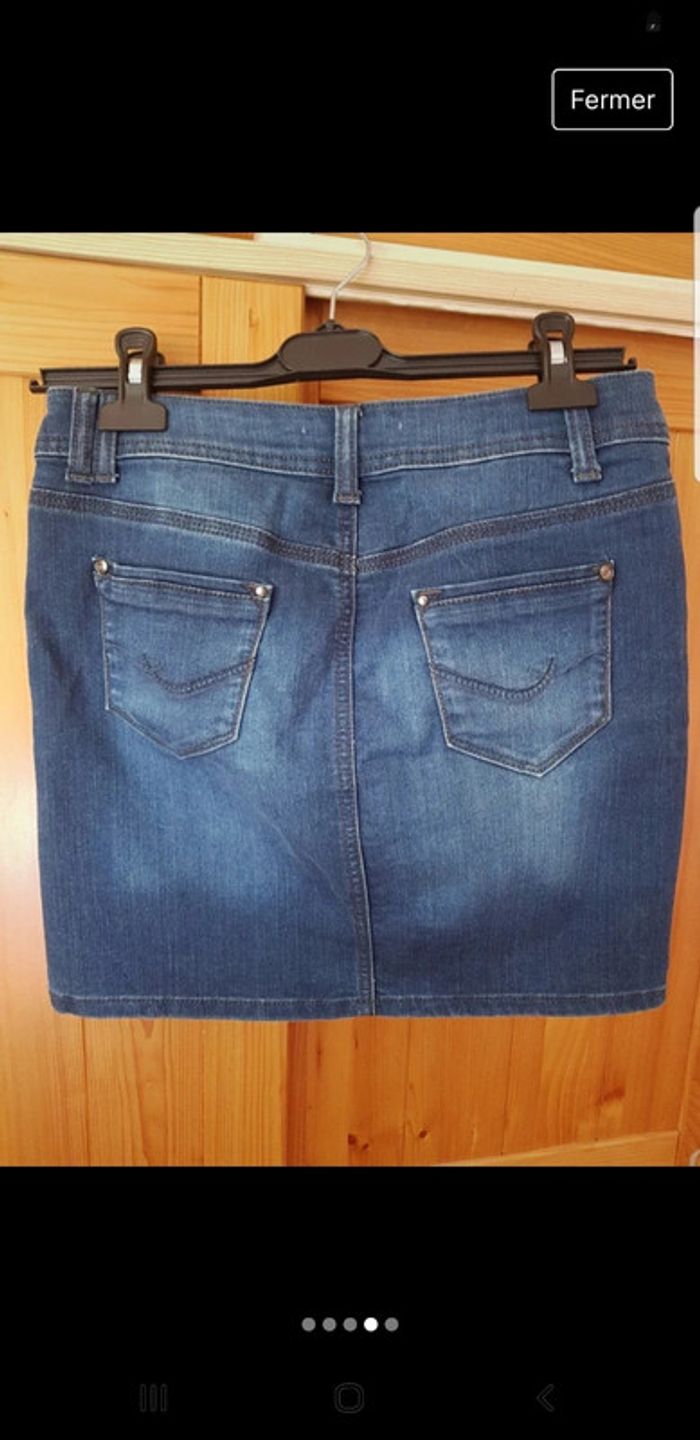 Mini-jupe jeans - photo numéro 3