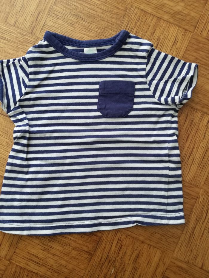 Tee shirt manche courte garcon tex 3 mois - photo numéro 2