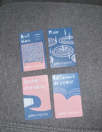  Lot 4 cartes Yoto – Idéal pour s’endormir 