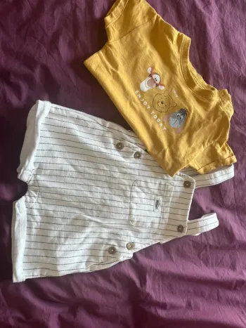 Salopette short