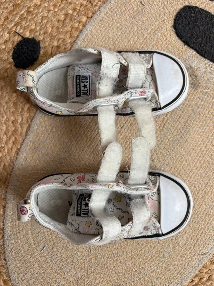 Baskets scratch enfant Mermaid beige Converse 23 - photo numéro 12