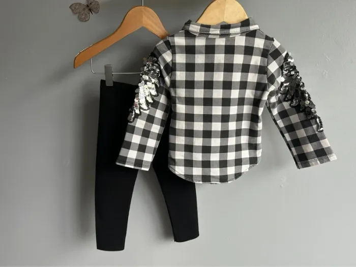 Ensemble chemise + legging 36 mois Tbe - photo numéro 5