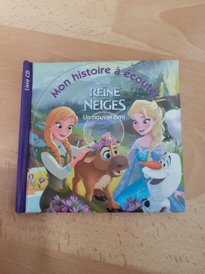 Livre avec cd la reine des neiges disney