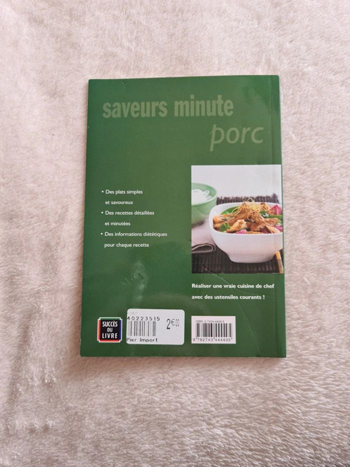 Mini livre Saveurs minute porc - photo numéro 2