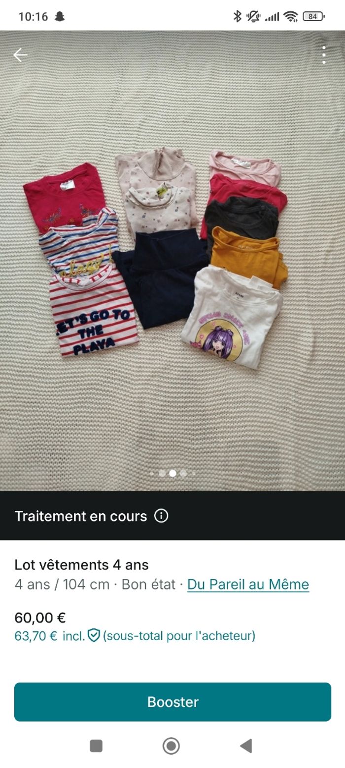 Lot de vêtements 4 ans - photo numéro 4