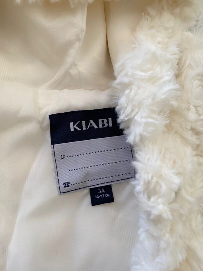 Cape à capuche blanche Kiabi 3ans - photo numéro 5