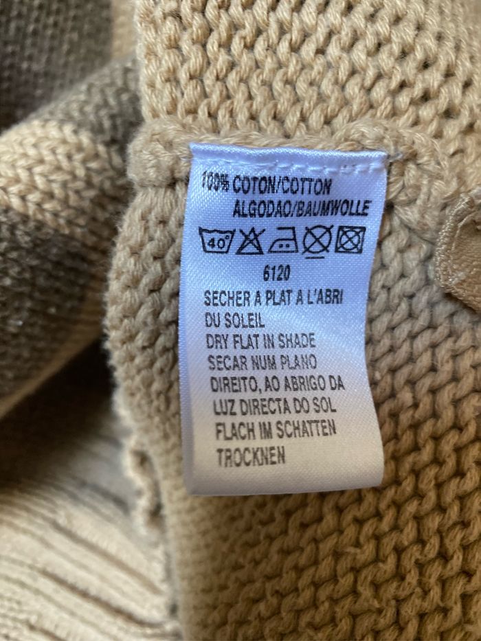 Pull beige coton go 12 ans Vert baudet - photo numéro 8