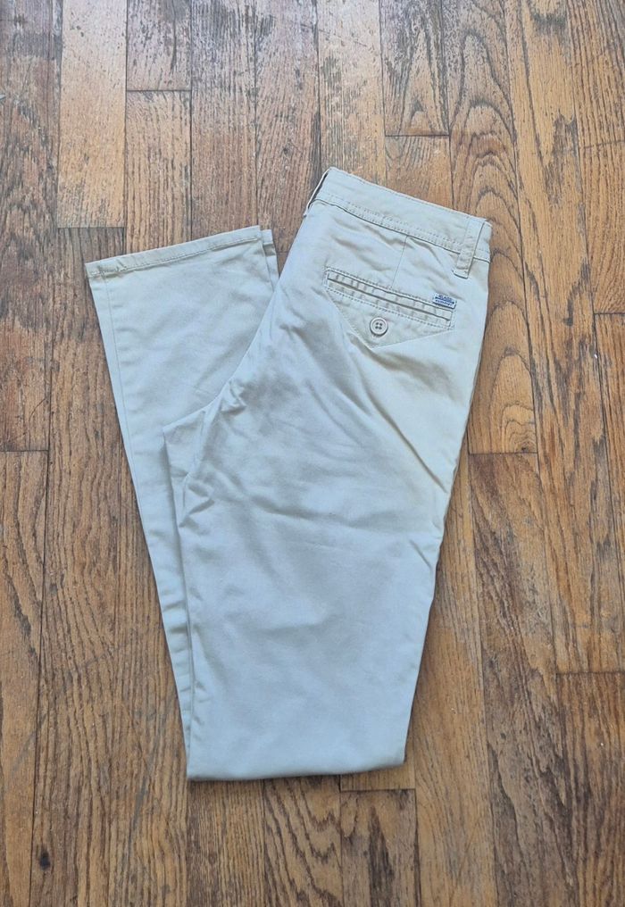 Pantalon garçon chino beige Orchestra taille 12 ans