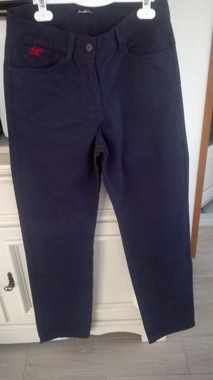 pantalon marine taille 36