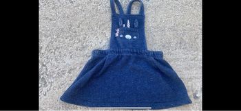 Robe orchestra bleu à paillettes argenté